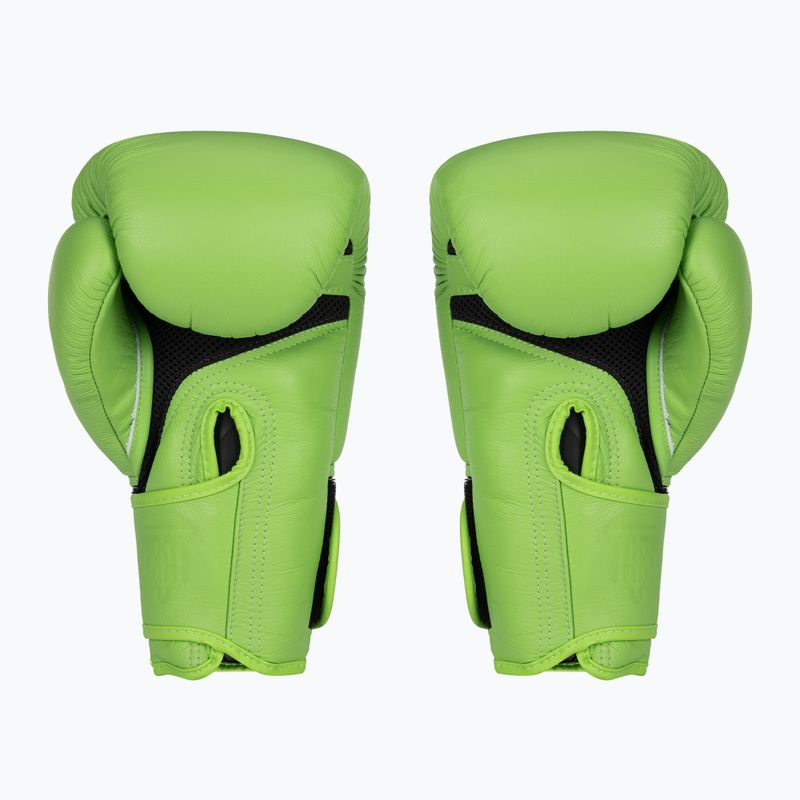 Top King Muay Thai boxing gloves Super Air green 2