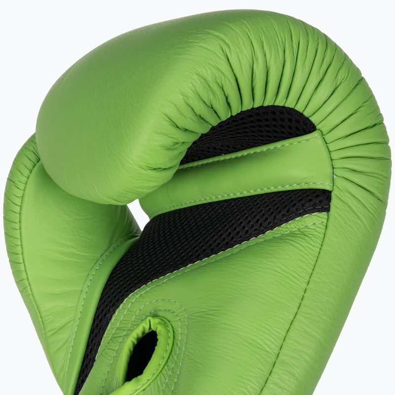Top King Muay Thai boxing gloves Super Air green 4