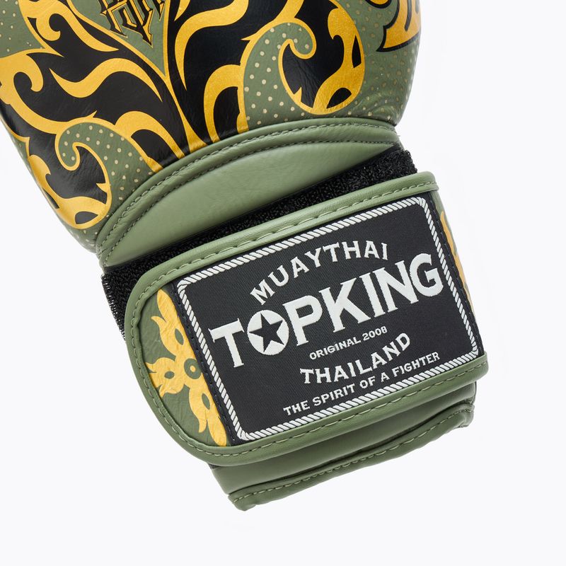 Boxing gloves Top King Boxing Kanok khaki 6