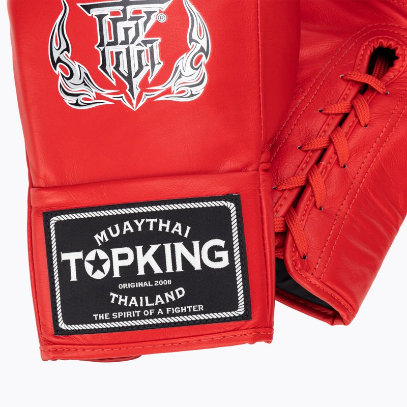 Top King Boxing Gloves Competition red 4