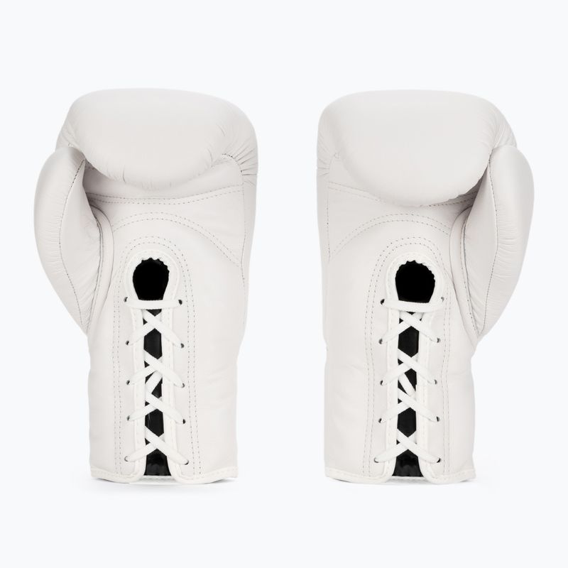 Top King Muay Thai Pro white boxing gloves 2