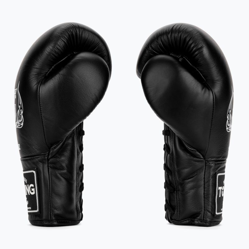 Top King Muay Thai Pro black boxing gloves 3