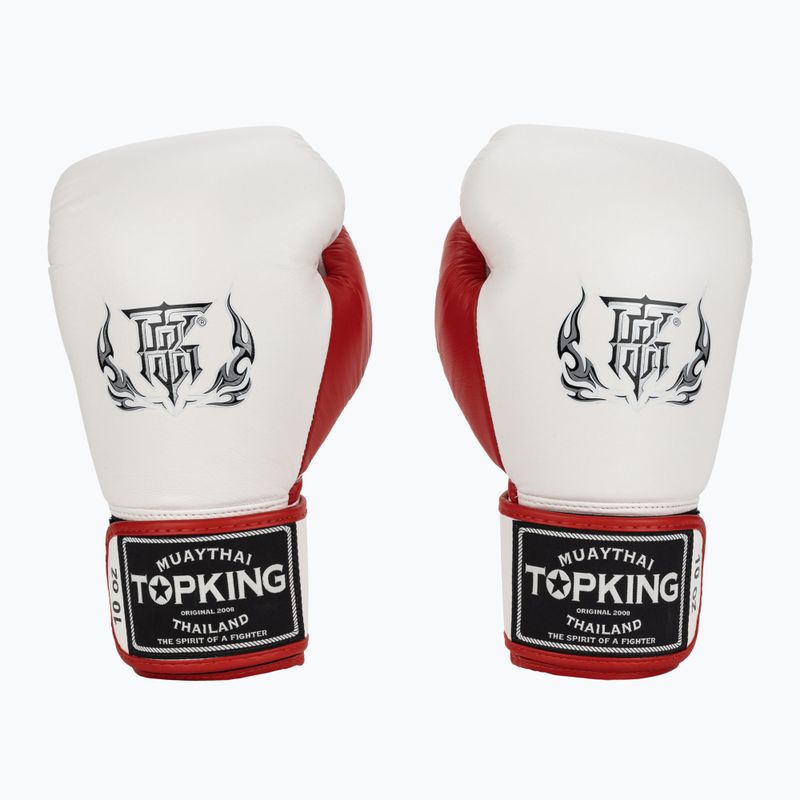 Top King Boxing Reborn white/red boxing gloves