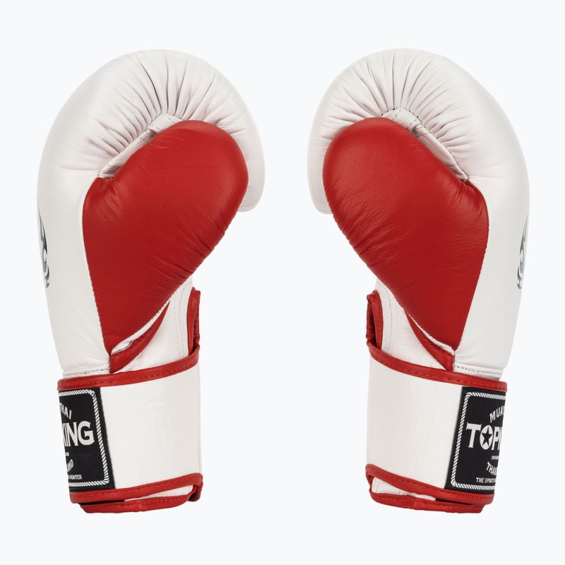 Top King Boxing Reborn white/red boxing gloves 3