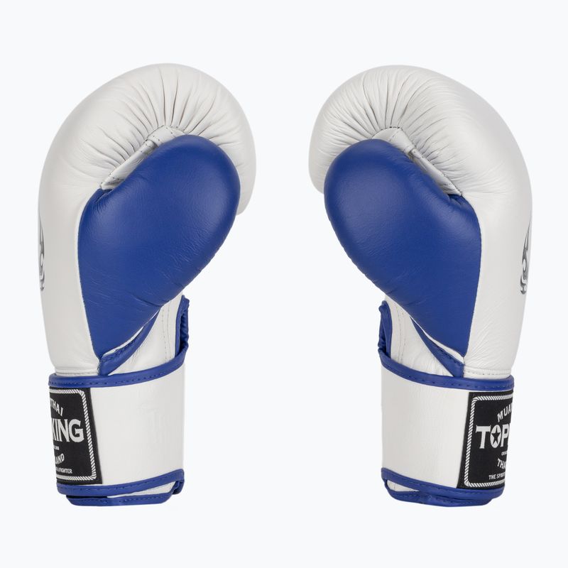 Top King Boxing Reborn white/blue boxing gloves 3