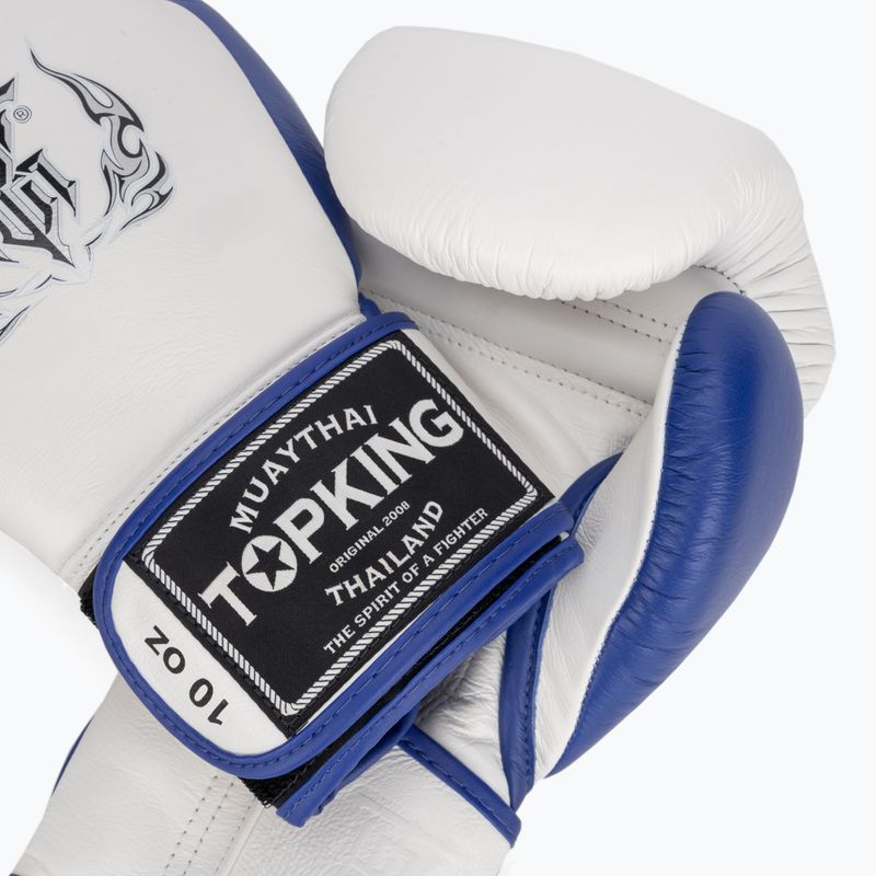 Top King Boxing Reborn white/blue boxing gloves 4