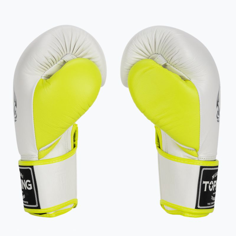 Top King Boxing Reborn white/yellow boxing gloves 3