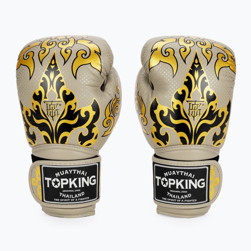 Top King Boxing Gloves Kanok beige