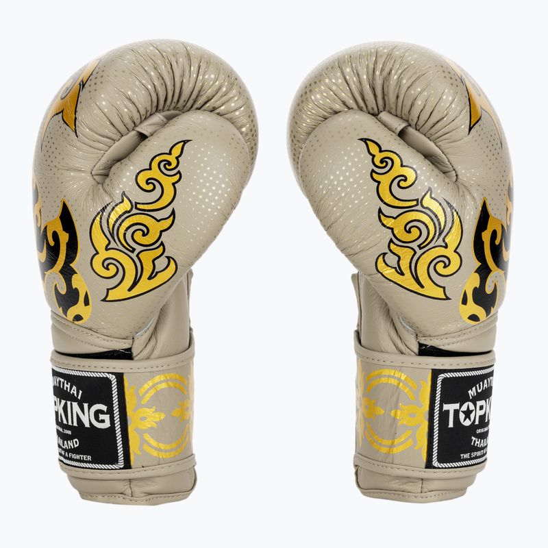 Top King Boxing Gloves Kanok beige 3