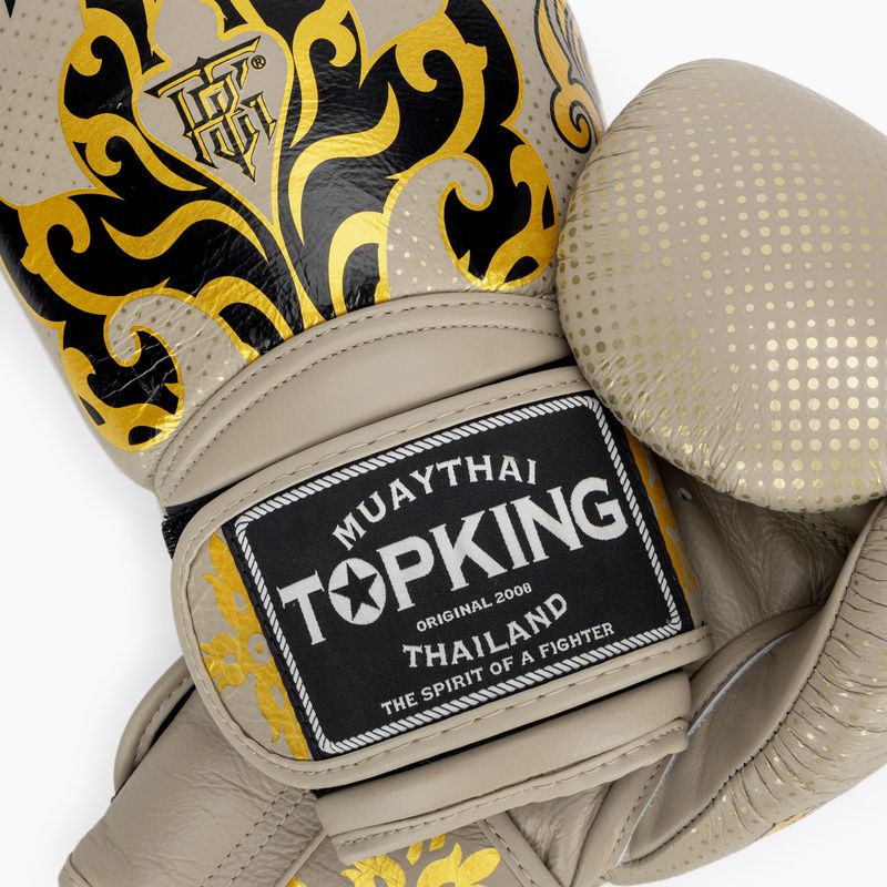 Top King Boxing Gloves Kanok beige 4