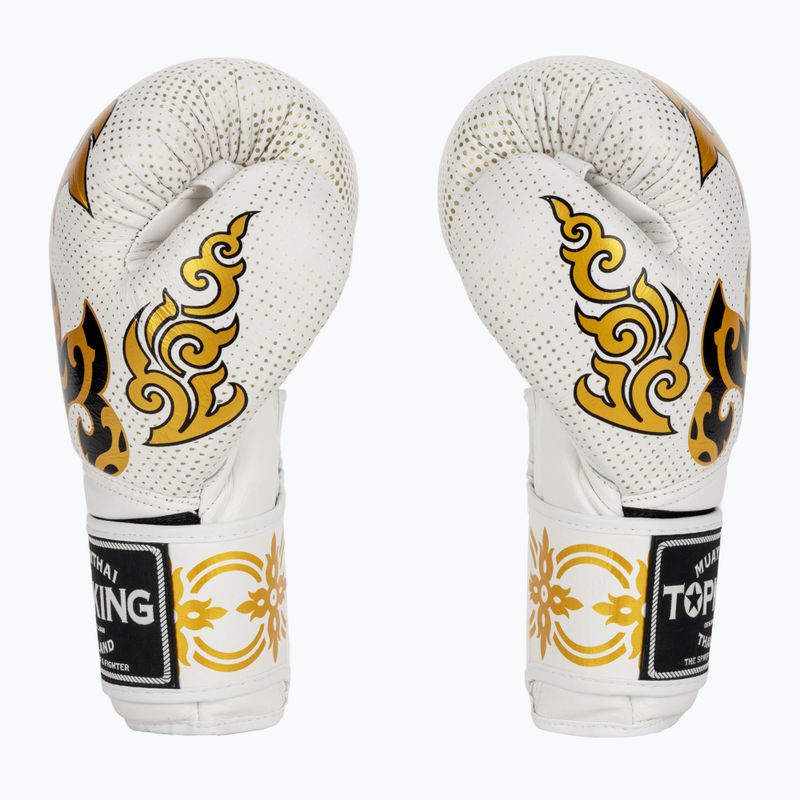 Top King Boxing Gloves Kanok white 3