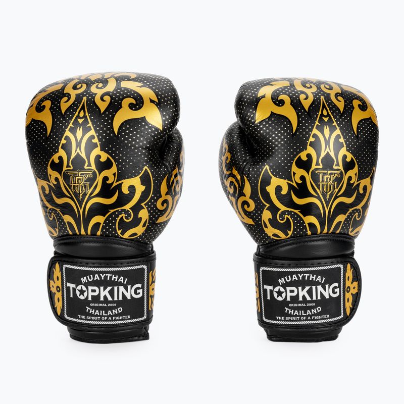 Top King Boxing Gloves Kanok black