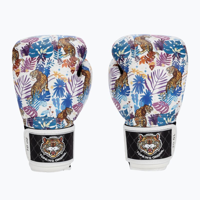 Top King Boxing Wild Tiger black/white boxing gloves