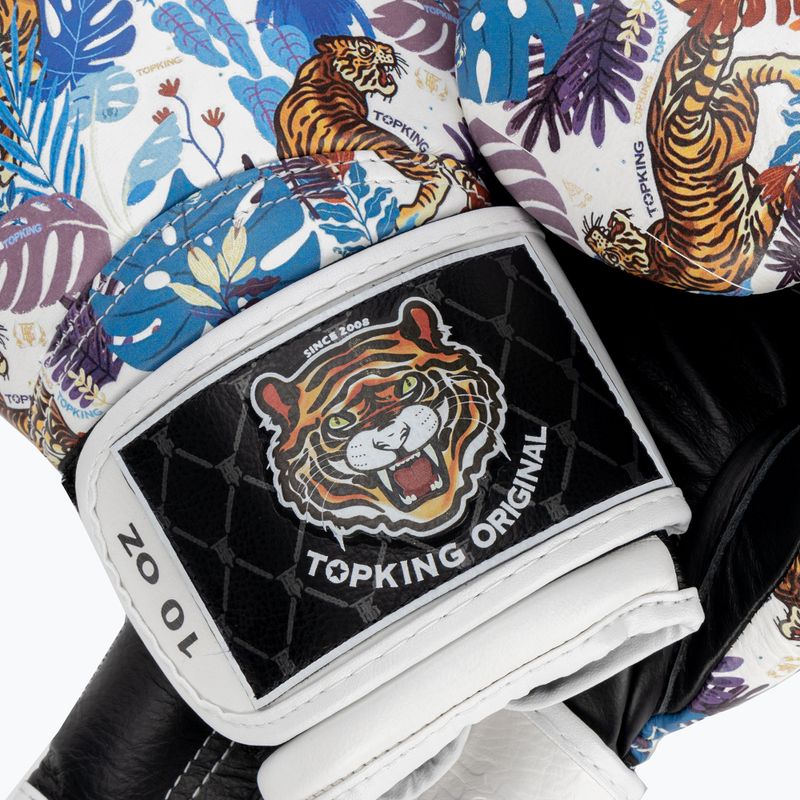 Top King Boxing Wild Tiger black/white boxing gloves 4