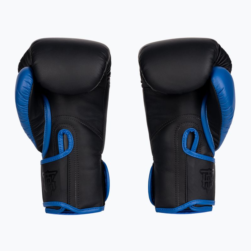 Top King Reborn Boxing Gloves Semi Leather black/blue 2