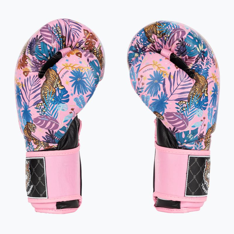Top King Boxing Wild Tiger black/pink boxing gloves 3