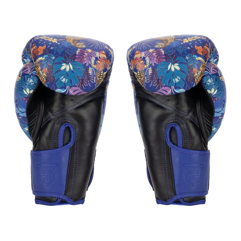 Top King Boxing Wild Tiger black/blue boxing gloves 2