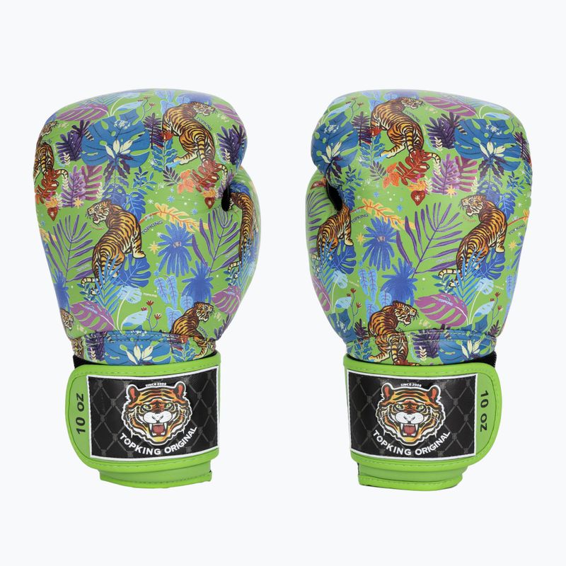 Top King Boxing Wild Tiger black/green boxing gloves