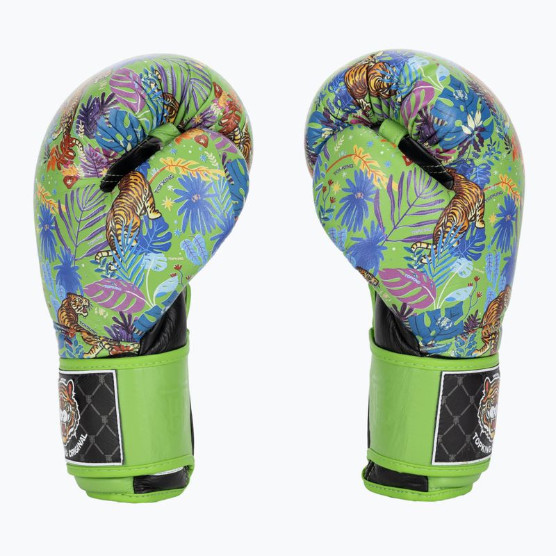 Top King Boxing Wild Tiger black/green boxing gloves 3