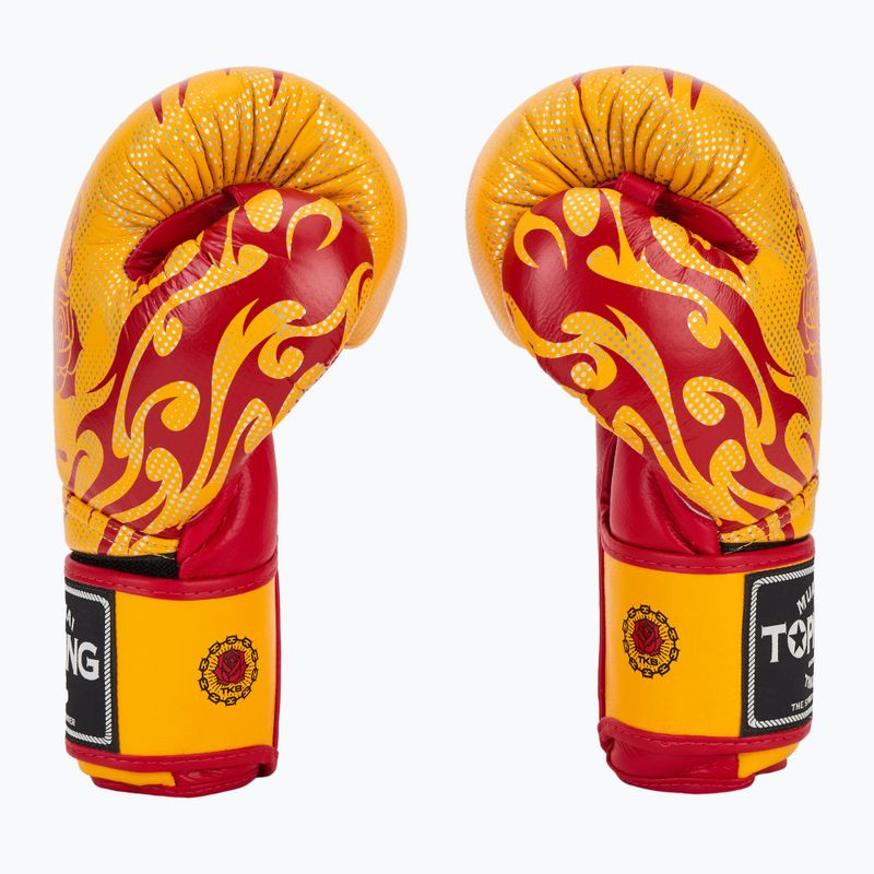 Top King Boxing Dragon yellow booxing gloves 4