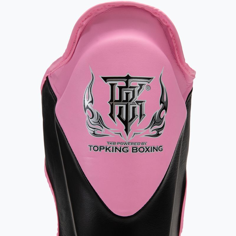 Top King Shin Guards tibia and foot protectors Blend black/pink 3