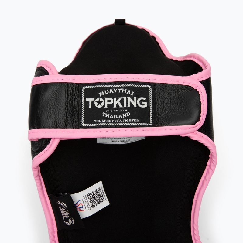 Top King Shin Guards tibia and foot protectors Blend black/pink 4