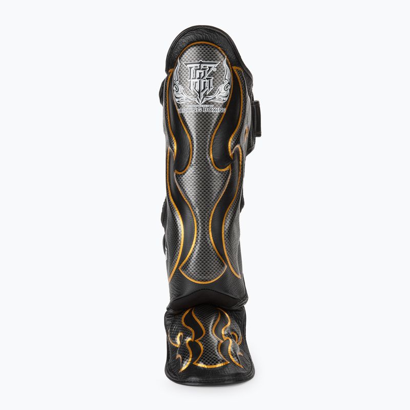 Top King Empower black/silver tibia and foot protectors 3