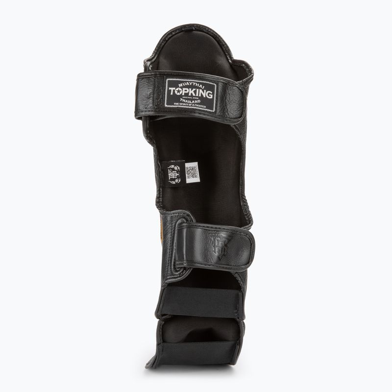 Top King Empower black/silver tibia and foot protectors 4