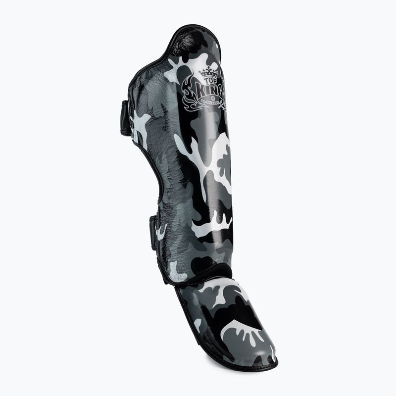 Top King Empower Camouflage grey tibia and foot protectors TKSGEM-03-GY-L 2