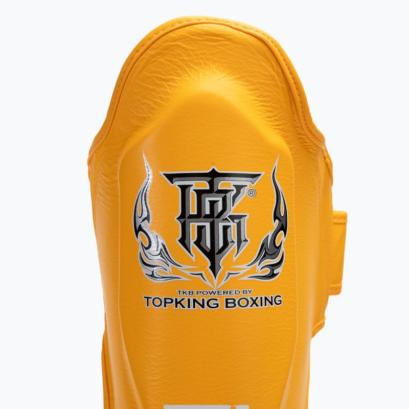 Top King Pro-Gl Top yellow tibia and foot protectors 3