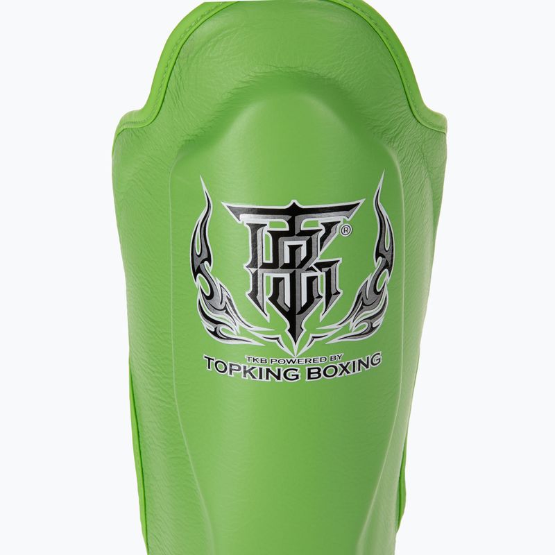 Top King Pro-Gl Top green tibia and foot protectors 5