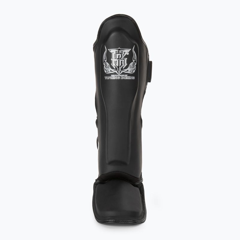 Top King Pro Semi Leather black tibia and foot protectors 3