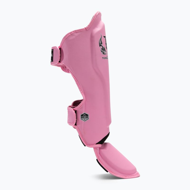 Top King Pro Semi Leather pink tibia and foot protectors 2