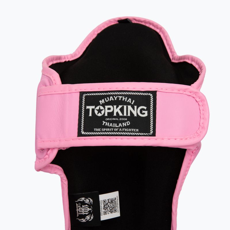 Top King Pro Semi Leather pink tibia and foot protectors 4