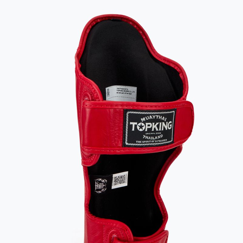 Top King Pro-Gl Top red tibia and foot protectors 6
