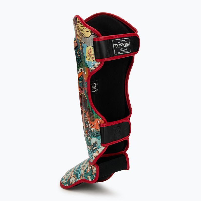 Top King Shin Guards tibia and foot protectors Happiness Chinese black 3