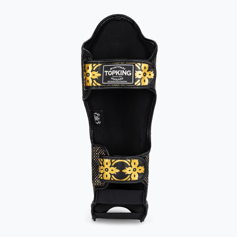 Top King Kanok black tibia and foot protectors 5
