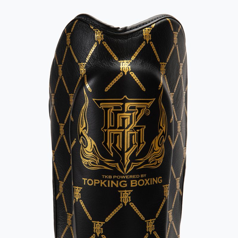 Top King Chain tibia and foot protectors black/gold 3