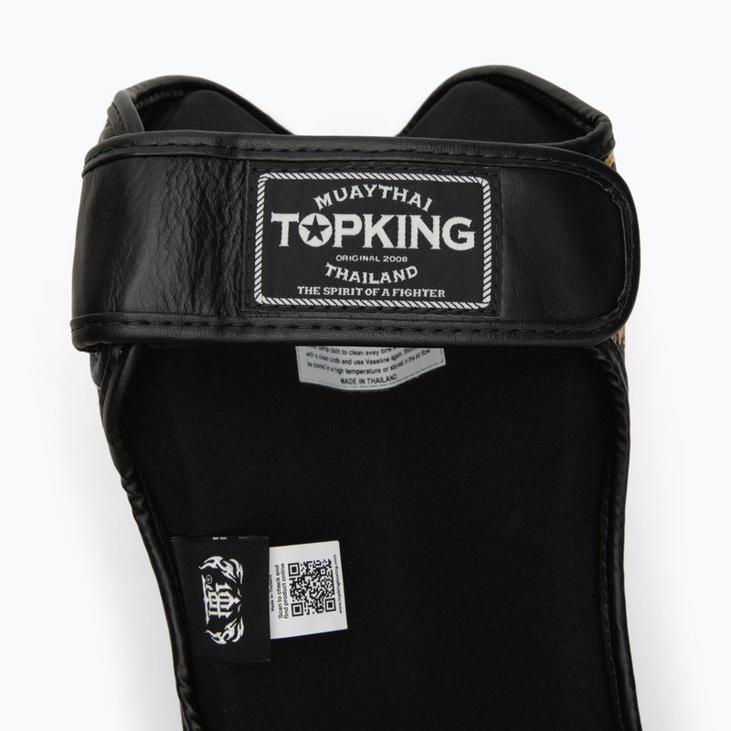 Top King Chain tibia and foot protectors black/gold 4