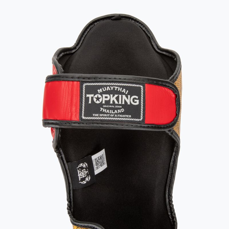 Top King Happiness Chinese red tibia and foot protectors 6