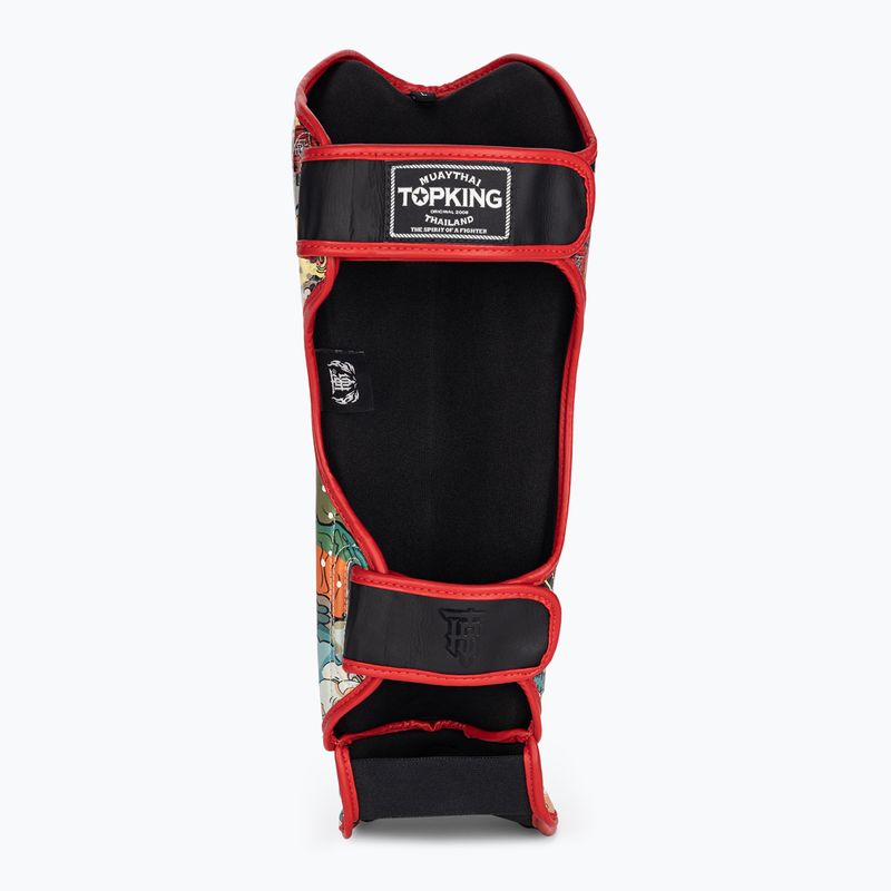Top King Culture Semi Leather tibia and foot protectors black TKSGCT-CN 5