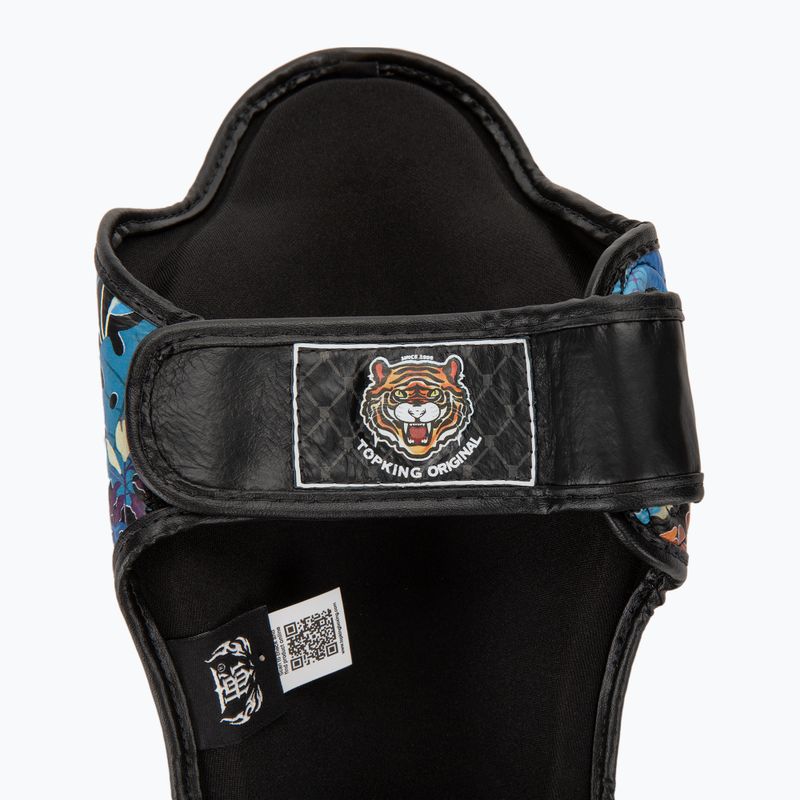 Top King Wild Tiger tibia and foot protectors black 6