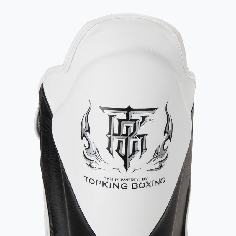 Top King Shin Guards tibia and foot protectors Blend black/white 5