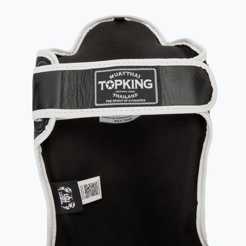 Top King Shin Guards tibia and foot protectors Blend black/white 6