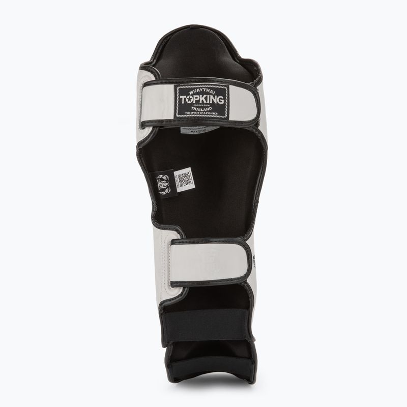 Top King Shin Guards tibia and foot protectors Blend white/black 4