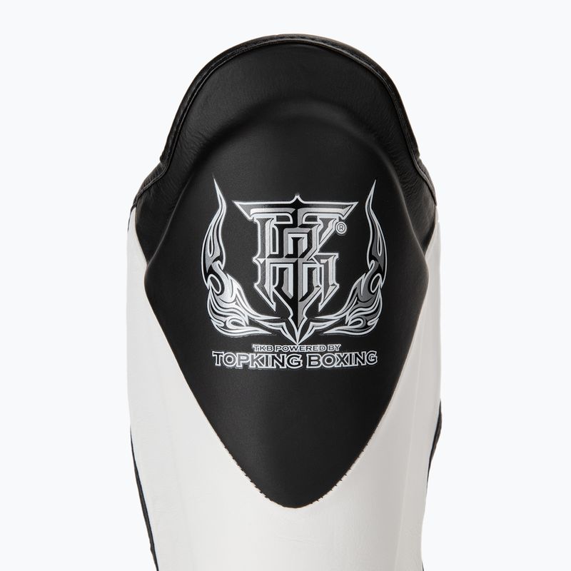 Top King Shin Guards tibia and foot protectors Blend white/black 5