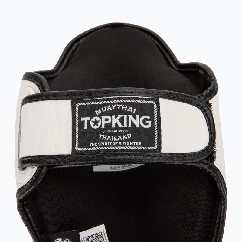 Top King Shin Guards tibia and foot protectors Blend white/black 6