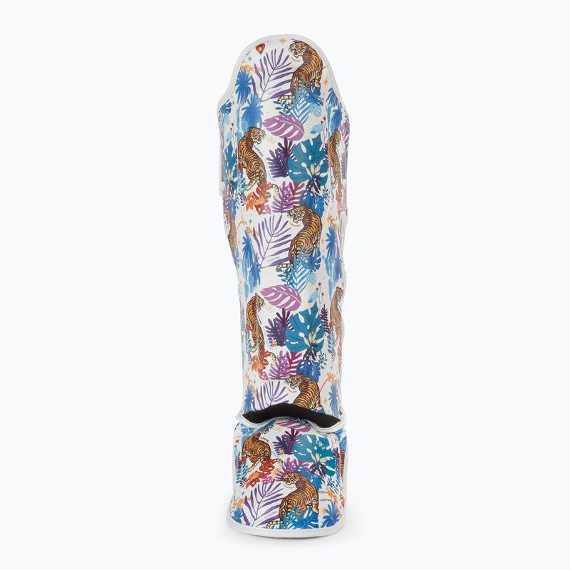 Top King Wild Tiger tibia and foot protectors white 3