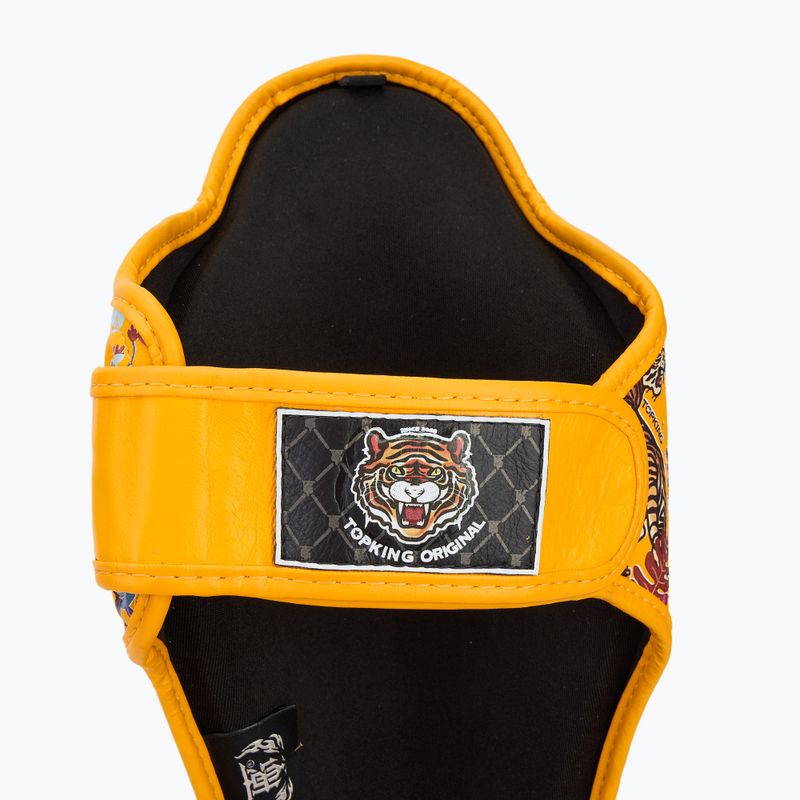 Top King Wild Tiger tibia and foot protectors yellow 7