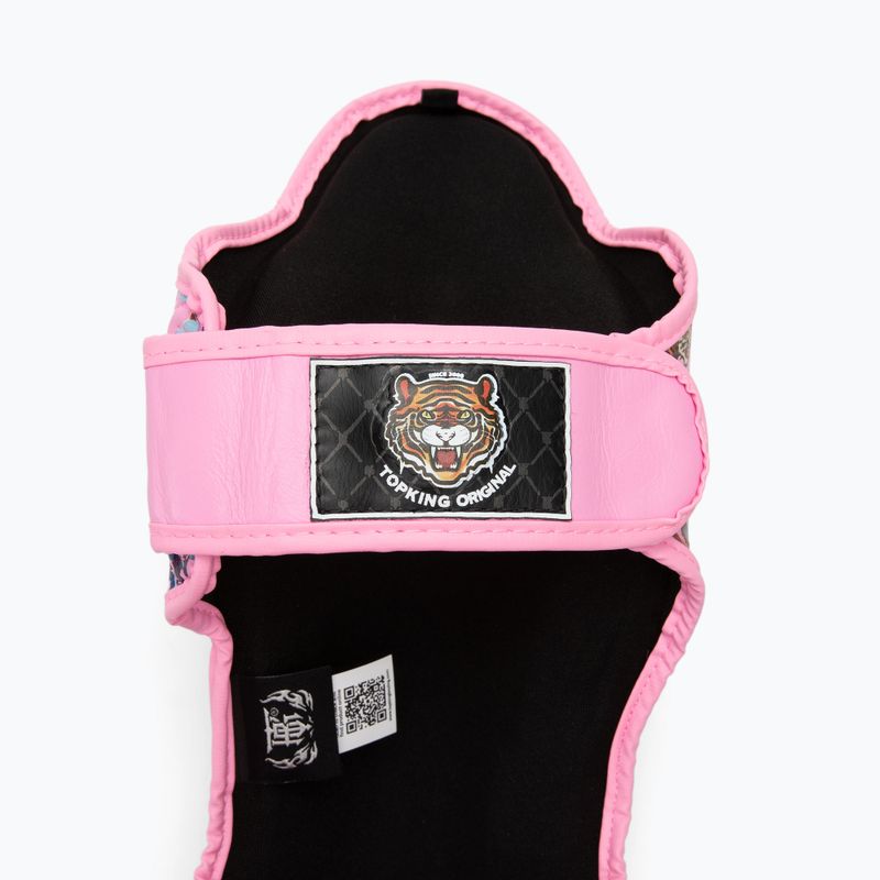Top King Wild Tiger tibia and foot protectors pink 4